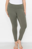 Your Favorite Leggings in Grey Sage -PLUS