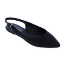 Emerson Black Slingback Flats