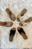 Casual X Strap Sandals (3 Colors)