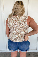 Break It Fast Leopard Knit Top