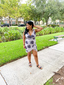 Mini Wrap Palm Dress
