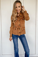 Mirabel Camel Utility Jacket