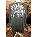 Excuse Me For Looking Good Animal Print Babydoll Tunic
