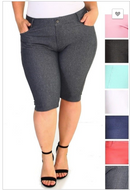 Bermuda Short Jeggings- 7 Colors(443)