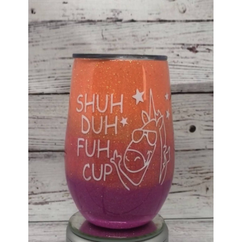 Shuh Duh Fuh Cup Coral Wine Tumbler