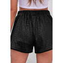 Leopard Drawstring Shorts