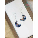 Moon's A Rising in Shades of Purple Dangles