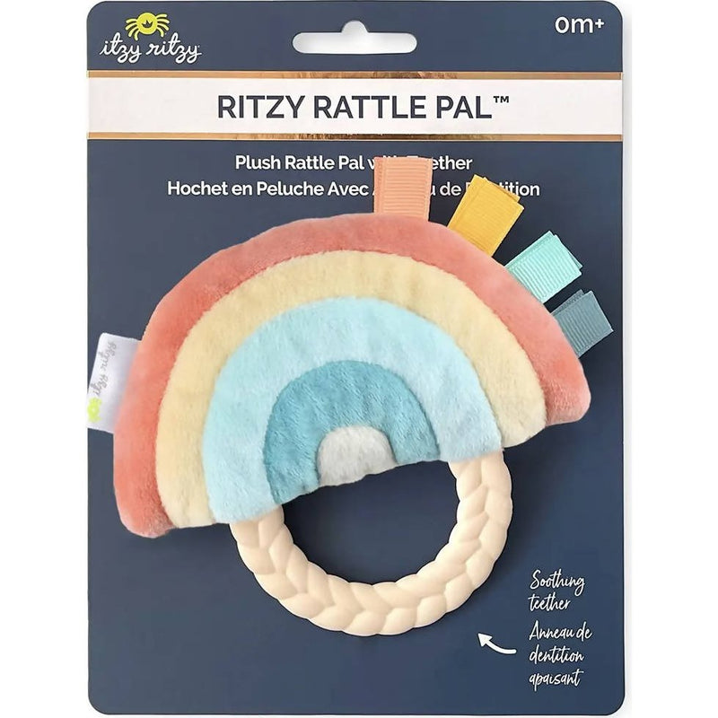 Itzy Ritzy Rattle Pal- Rainbow