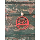 baseball mom car charm