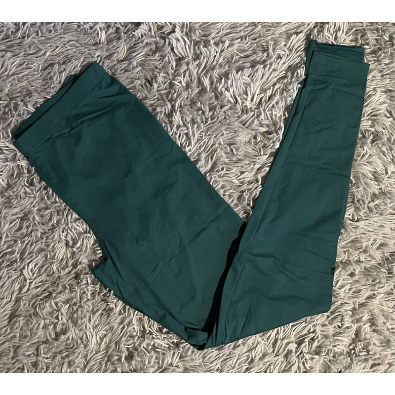 Deep green buttersoft leggings