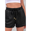 Leopard Drawstring Shorts