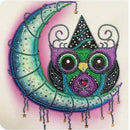 Diamond Dot DIY Paintings- Partial Round Rhinestones 12x12- 10 Animal Designs(175)