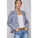 Tracey Leopard Peplum Jacket