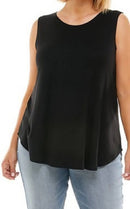Women's Plus Size Sleeveless Top