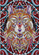 Diamond Dot DIY Paintings- Partial Round Rhinestones 12x16- 7 Animal Designs(605)