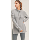 Brushed Semi-Cowl Neck Top