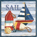 Diamond Dot DIY Paintings-Full Round 12x12- 4 Coastal Designs(602)