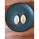 Engraved Pineapple Earrings