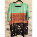 Colorblock Green Top