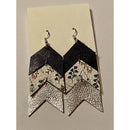 3 Tiered Chevron Earrings