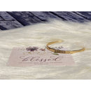 Sentiment Cuff Bracelet