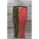 Coral Leopard Tumbler