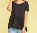 Baby Doll Top With Bottom Ruffle