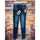YMI Distressed High Rise Skinny Jeans