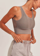 Loralei Laser Cut Seamless Sports Bra