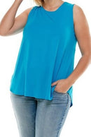 Women's Plus Size Sleeveless Top